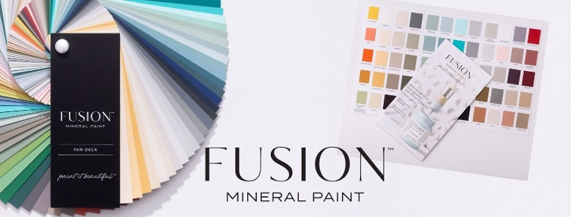 Fusion mineral paint kleurenkaart en waaier. Fusion verfcollectie kleuren.