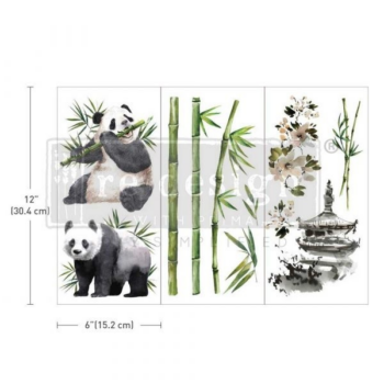 Small decor transfer - Panda Sweet