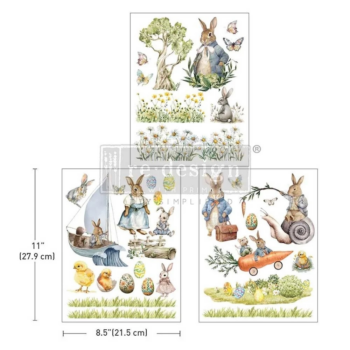 Middy decor transfer - Bunny trails