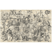 Decoupage Tissue paper - Dreaming in Wonderland