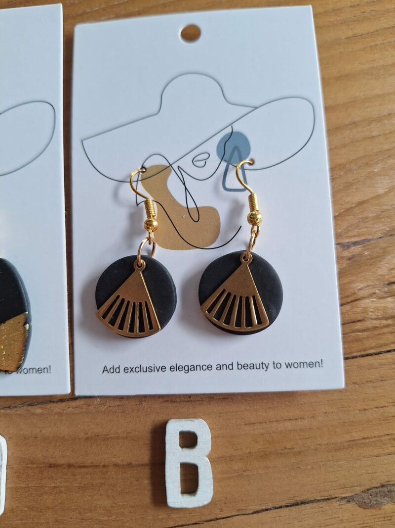 Variatie zwart/goudens hangers - Afbeelding 2