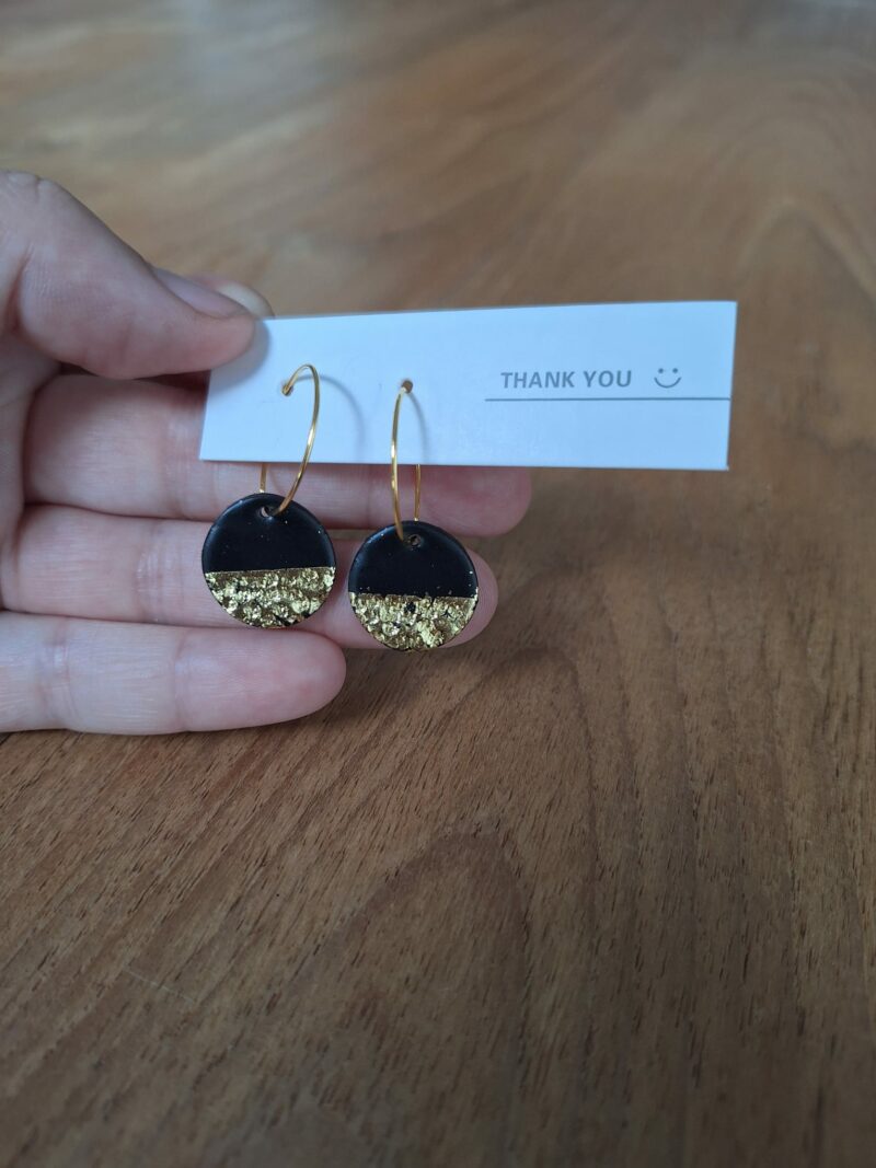 Hangers zwart en goud - Afbeelding 2