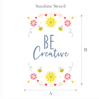 Stencil Sunshine - Dala Muses